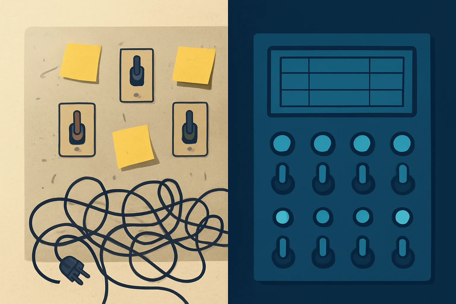 From tangled manual configuration to structured policy-driven management.